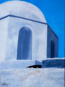 50x60 cm, acryl op canvasdoek