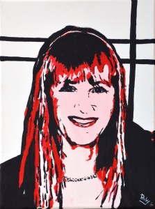 Self-portrait in pop art